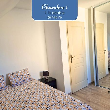 Sherman & Willy Jeep - 2 Maisons De Vacances, 4Min A Pied De La Plage - Parking Prive - Wifi Gratuit - Terrasse - Calme Saint-Côme-de-Fresné Quarto foto